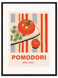 Innrammet kunsttrykk Pomodori, Napoli