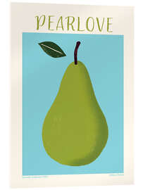 Acrylglasbild Pear Love