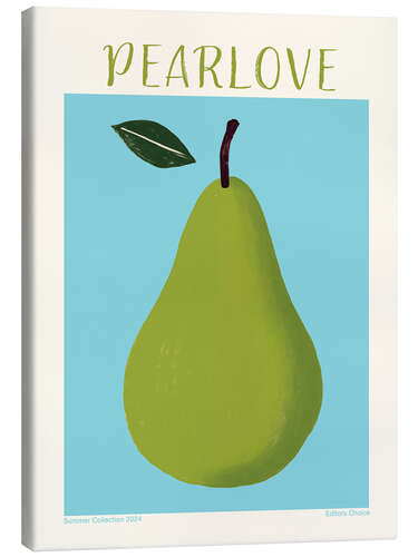 Canvas print Pear Love