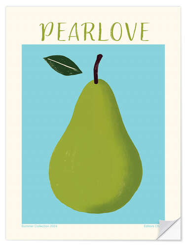 Sticker mural Pear Love