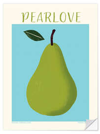 Naklejka na ścianę Pear Love