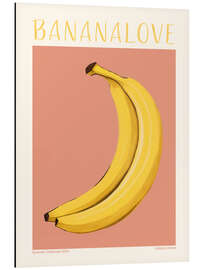 Aluminiumsbilde Banana Love