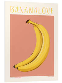 Tableau en PVC Banana Love