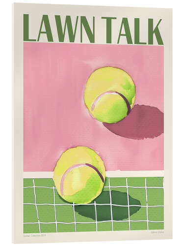 Acrylic print Lawn Talk