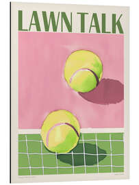 Aluminium print Lawn Talk