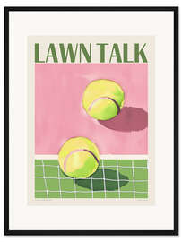 Gerahmter Kunstdruck Lawn Talk