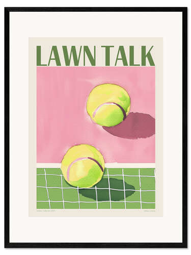 Gerahmter Kunstdruck Lawn Talk