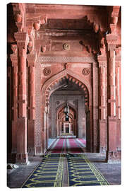 Leinwandbild Korridor, Jama Masjid, Indien