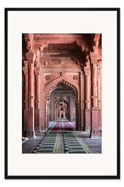 Gerahmter Kunstdruck Korridor, Jama Masjid, Indien