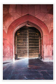 Juliste Entrance to the mosque, Delhi, India