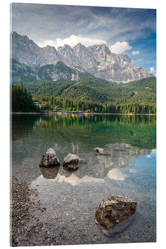 Acrylic print Eibsee