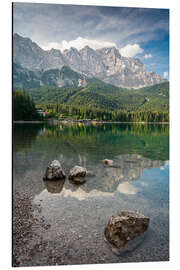 Aluminium print Eibsee