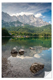 Selvklebende plakat Eibsee