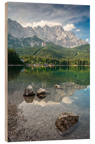 Quadro de madeira Eibsee