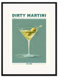 Gerahmter Kunstdruck Dirty Martini, USA 1960