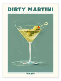 Juliste Dirty Martini, USA 1960