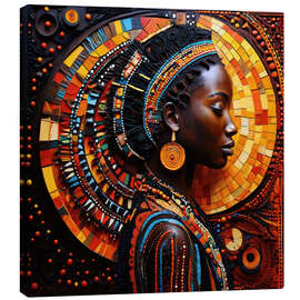 Canvas print African Mosaic