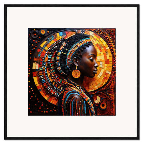 Framed art print African Mosaic