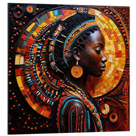 Magnettafel African Mosaic