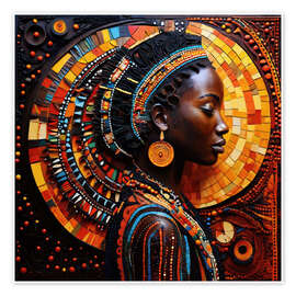 Poster African Mosaic