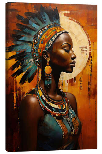 Stampa su tela African beauty