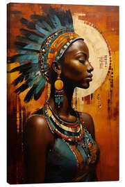 Canvas-taulu African beauty