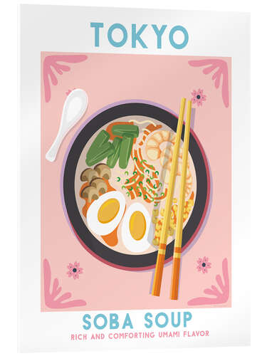Acrylglasbild Tokyo Soba Soup