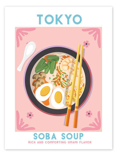 Poster Tokyo Soba Soup