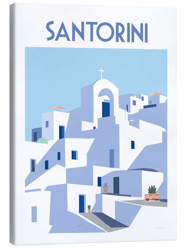 Obraz na płótnie Santorini III