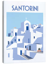 Leinwandbild Santorini III