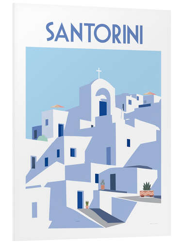 PVC-taulu Santorini III
