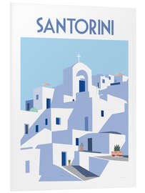 PVC-taulu Santorini III