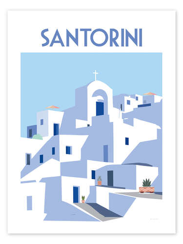 Poster Santorini III