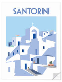 Wall sticker Santorini III