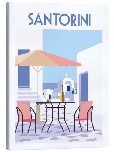 Lærredsbillede Santorini II