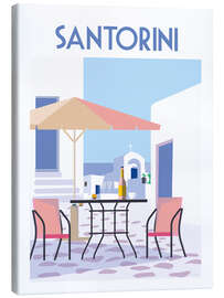 Leinwandbild Santorini II