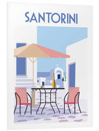 PVC-taulu Santorini II