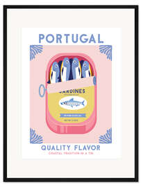 Gerahmter Kunstdruck Portugal Quality Flavor