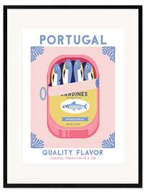 Ingelijste kunstdruk Portugal Quality Flavor
