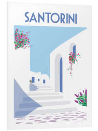 PVC-taulu Santorini I
