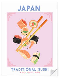 Sisustustarra Traditional Sushi, Japan