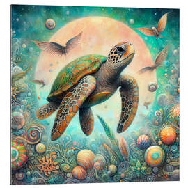 Gallery Print Magische Meeresschildkröte II