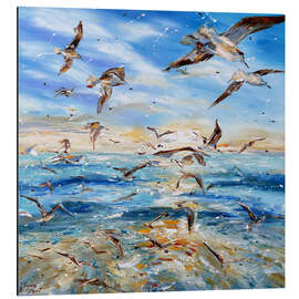 Cuadro de aluminio Gulls - Diana Malivani