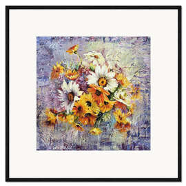 Framed art print Summer Bouquet