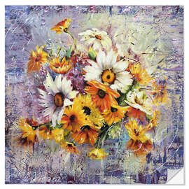 Wall sticker Summer Bouquet