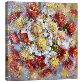 Tableau sur toile Quand les fleurs chantent... - Diana Malivani