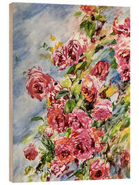 Quadro de madeira Roses - Diana Malivani