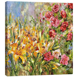 Obraz na płótnie Yellow Lilies - Diana Malivani