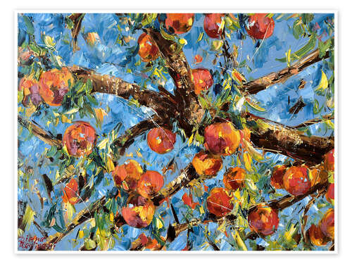 Poster Peach Tree