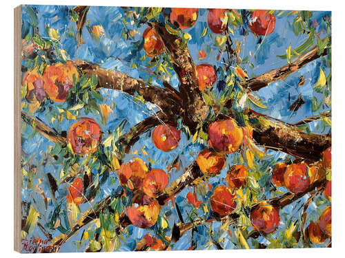 Obraz na drewnie Peach Tree